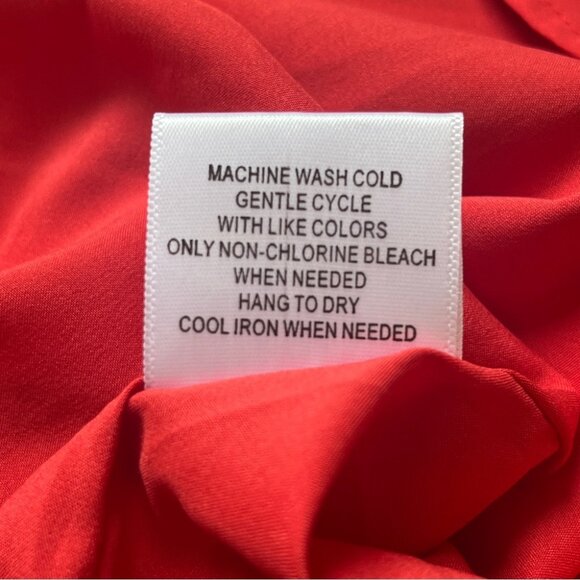 COPY - Modcloth Dress Floral Dotted Daytime Dapper True Wrap Tie Ruffle Red Whi… - Picture 6 of 16